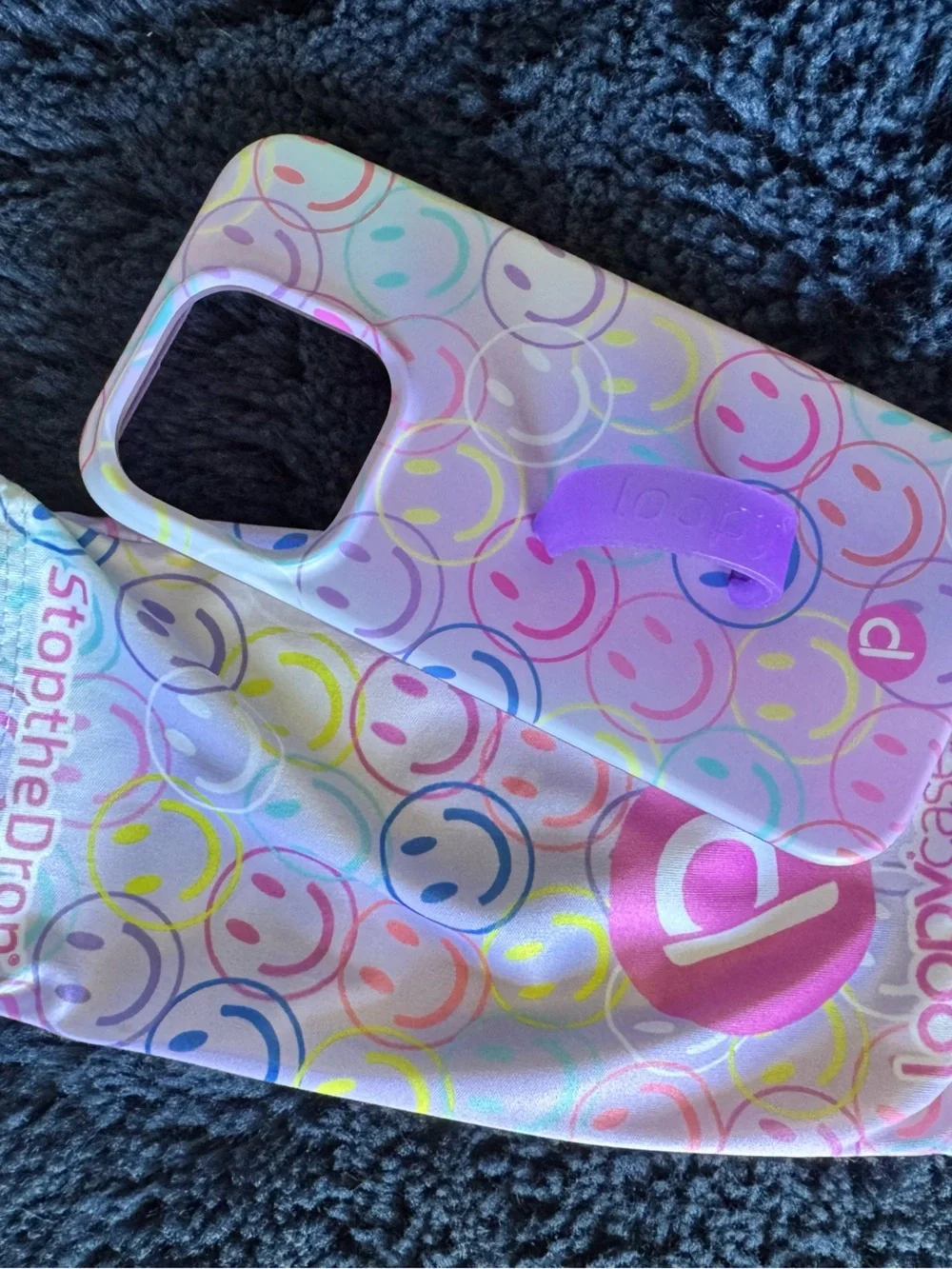 Assorted Blue iPhone 15 Pro Loopy Cases